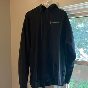 oversized black hoodie